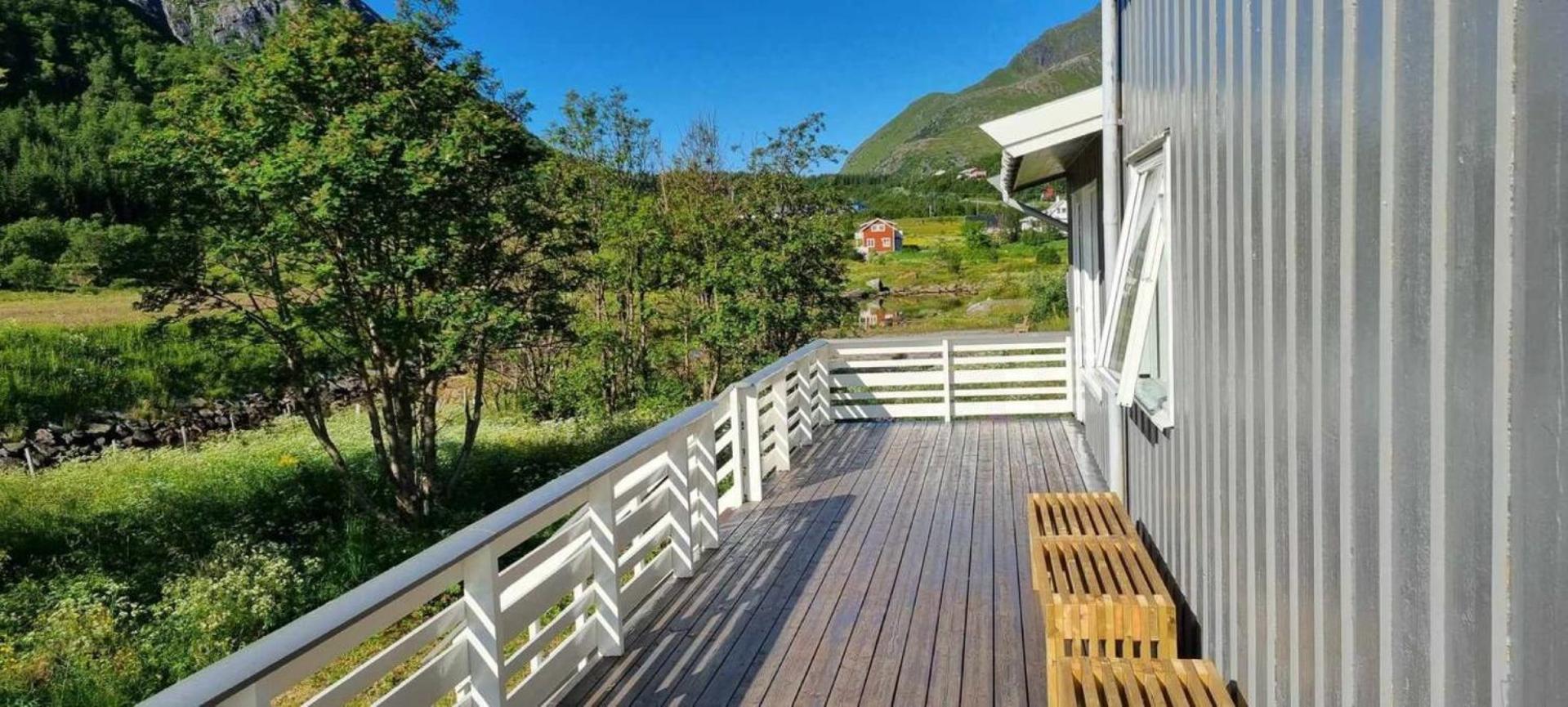 Landsbyhus I Lofoten Napp المظهر الخارجي الصورة